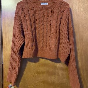 Fall season knitted sweater